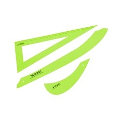 Kit de réguas para corte e costura