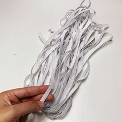 Elástico Chato 7mm Branco - comprar online