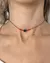 collar classic rojo Delapaz