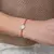 Pulsera acero Marila ( rojo )