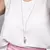 Collar acero angelo