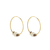 Brinco argola 1 pérola Nice dourado - comprar online