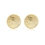 Brinco grande reflexo dourado - comprar online