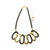 Colar Palermo curto marrom - comprar online