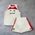 Conjunto de Time Flamengo (Vermelho-Branco) - comprar online