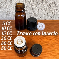 FRASCOS DE VIDRIO GOTERO-INSERTO - comprar online