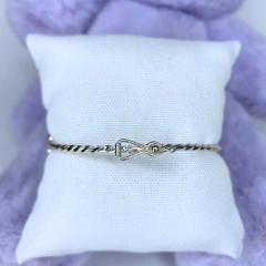 Bracelete Torcido Heart - Lorrany Pratas