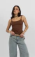 Blusa Alcinha Marrom - comprar online