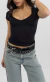 Imagem do Blusa Decote V Preta