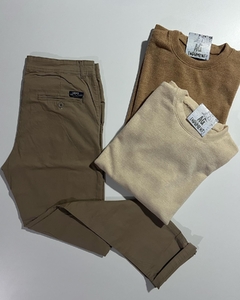 Pantalon corte chino largo semi en internet