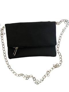 Cartera Mini Zoe negra con corazon - comprar online