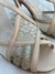 ZAPATO CUERO BEIGE Y LAME PLATA - comprar online