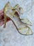 ZAPATO BILLONE Y LAME DORADO