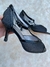 ZAPATO CHAROL Y LAME NEGRO