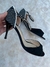 ZAPATO GAMUZA NEGRO Y LUNARES