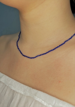 Gargantilha pedras naturais fecho banha a ouro 18k - comprar online