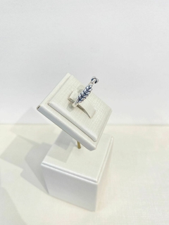 Anel Folhas Prata Envelhecida - Malivi Store