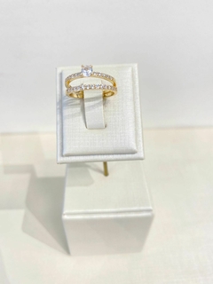 ANEL Duo Aparador Banho de Ouro - comprar online
