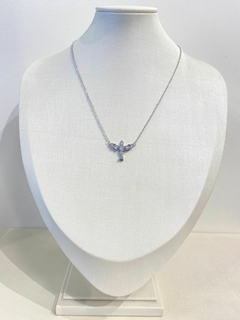 Gargantilha Espírito Santo Zircônia Branca - comprar online