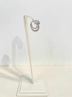 Brinco Argola Gota Verde - Malivi Store