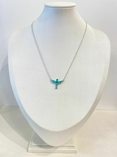 Gargantilha Espírito Santo Verde Água - comprar online