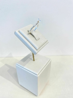 Anel Solitário Zircônia Formato Diamante na internet