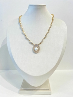 Conjunto Br/Ga Oval Pérola - comprar online