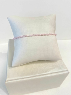 Pulseira Zircônias Rosa - comprar online