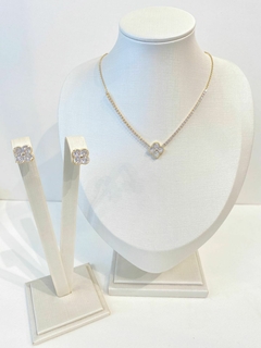 Conjunto Trevo Cravejado Riviera
