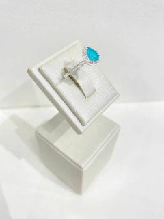 Anel Gota Zircônia Turmalina - comprar online