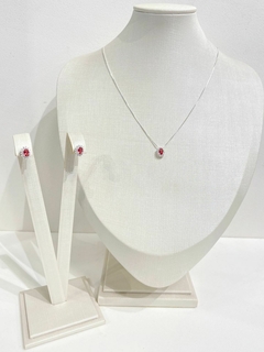 Conjunto Oval Cravejado