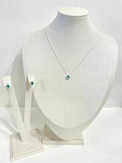 Conjunto Oval Cravejado
