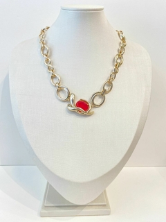 Conjunto Elos Oval Rosa na internet