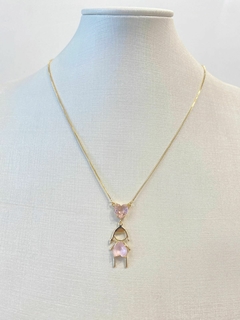 Gargantilha Menina Rosa - comprar online