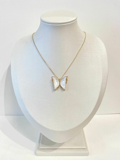 Conjunto Borboleta Pedra Ágata - comprar online