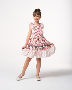 VESTIDO REGATA COM BABADOS LOVE TEDDY ref. 01.01.0424.14