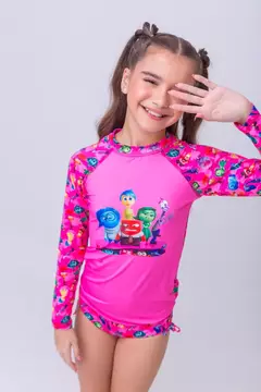 CONJUNTO UV FEMININO DIVERTIDAMENTE ROSA - comprar online