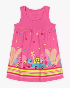 Vestido Bebê Estampado em Meia Malha - Kely Kety - REF 43109 - comprar online