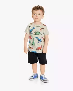 Conj. Curto Infantil Masc. Dinossauros - ReiRex - REF. 45442 - comprar online