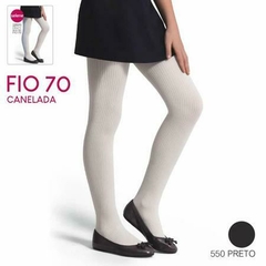 Meia-Calça Infantil Fio 70 Selene - Canelada