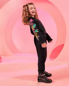CONJUNTO INFANTIL MENINA BLUSÃO E CALÇA KELY KETY -REF. 60962