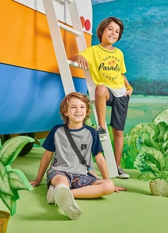 Conjunto Infantil Menino Camiseta e Bermuda Ride Marlan - comprar online