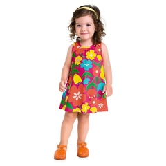 Vestido Infantil Kyly Regata Floral