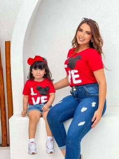 T-shirt Tal mãe tal filha Minnie