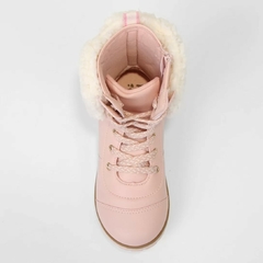 Bota Cano Médio Pampili Rubi - Rosa - Bella Kids Moda Infantil