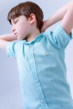 Camisa Gola Padre Social - Bella Kids Moda Infantil