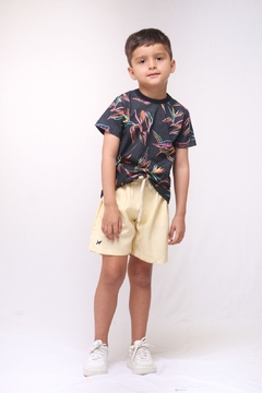 T-shirt Infantil Masculina Estampa Digital na internet