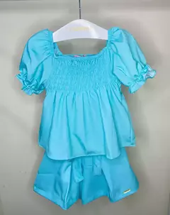 CONJ DE SHORT E BATA COM MANGA BUFANTE REF. 01.03.0624-22 na internet