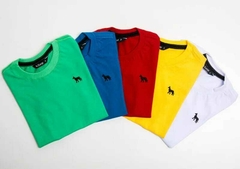 CAMISA MASCULINA BÁSICA COLORS - Bella Kids Moda Infantil