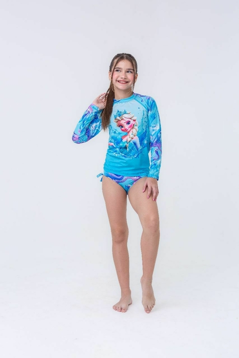 CONJUNTO FEMININO UV ELSA FROZEN